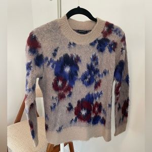 Club Monaco floral wool sweater